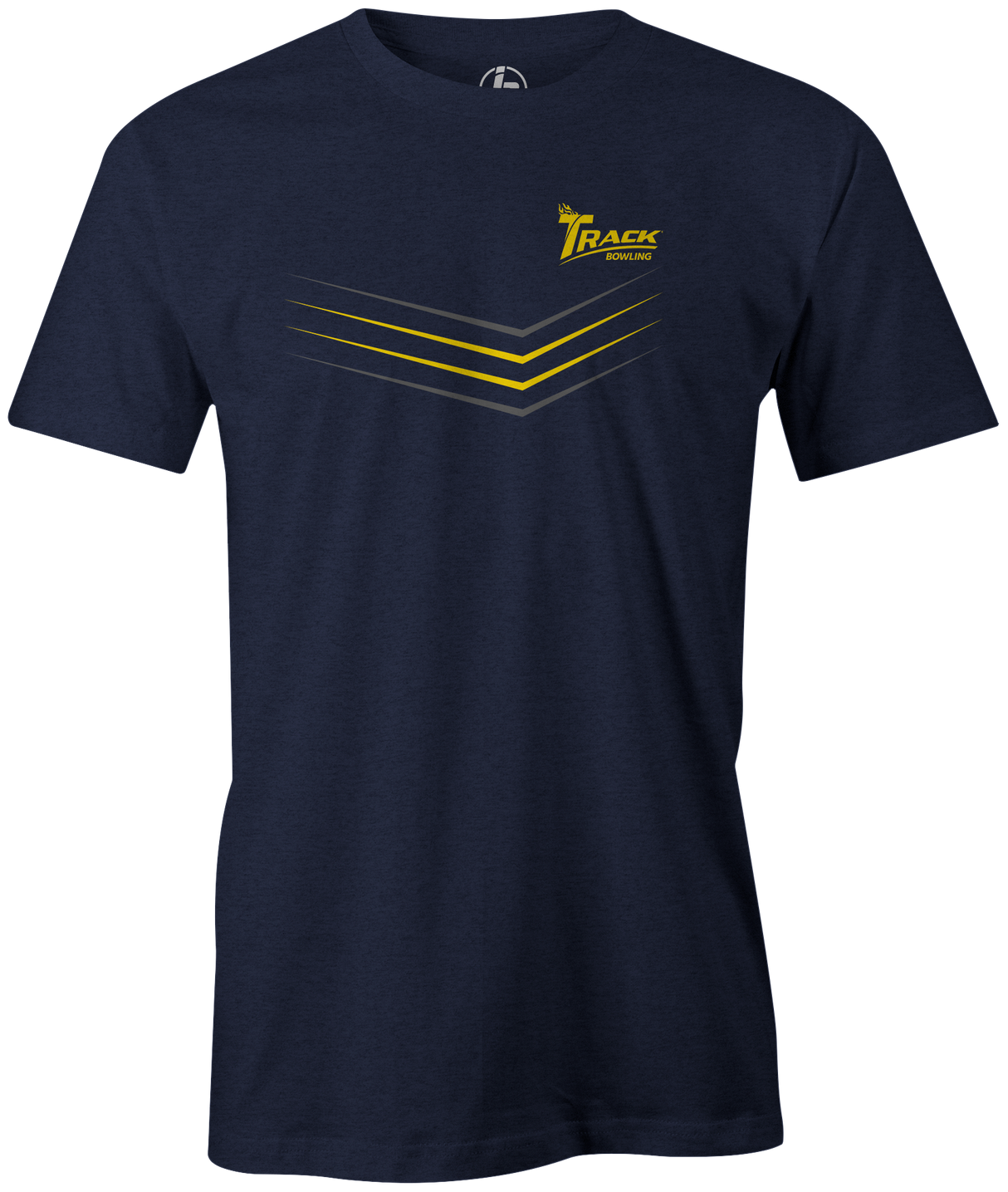 Track Sport! This new tee is the perfect shirt for any track fan. Available in multiple colors. Hit the lanes in this awesome t-shirt and show everyone that you are a part of the team! Tshirt, tee, tee-shirt, tee shirt, Pro shop. League bowling team shirt. PBA. PWBA. USBC. Junior Gold. Youth bowling. Tournament t-shirt. Men's. Bowling Ball.