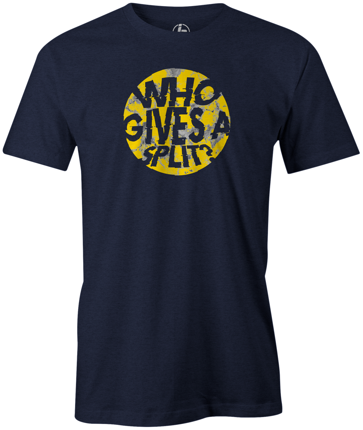 Who Gives a Split? Only real bowlers when they leave one! in this cool bowling t-shirt. Tee-shirt. Tshirt. Fashionable bowling shirt. Bowler. Apparel. Cool. Cheap. This is the perfect gift for anyone who is a great bowler. Novelty tee. Athletic tee.