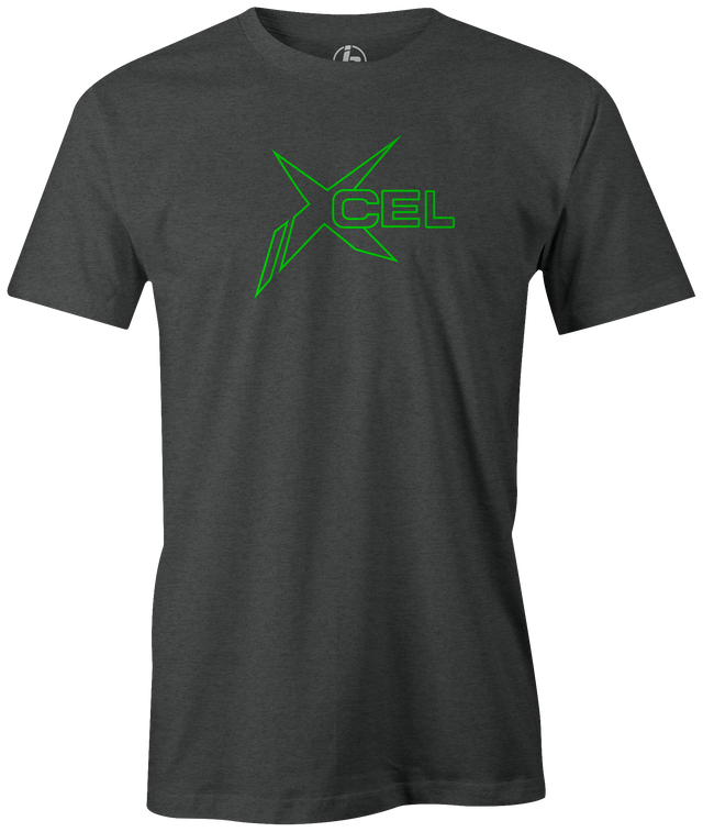 Re-live this old school ball with this Ebonite Xcel Ball logo T-shirt! Tommy jones. Wear this Ebonite T-shirt with pride! Hit the lanes in this awesome Ebonite t-shirt and show everyone that you are a part of the team!  Tshirt, tee, tee-shirt, tee shirt, Pro shop. League bowling team shirt. PBA. PWBA. USBC. Junior Gold. Youth bowling. Tournament t-shirt. Men's. Bowling Ball.