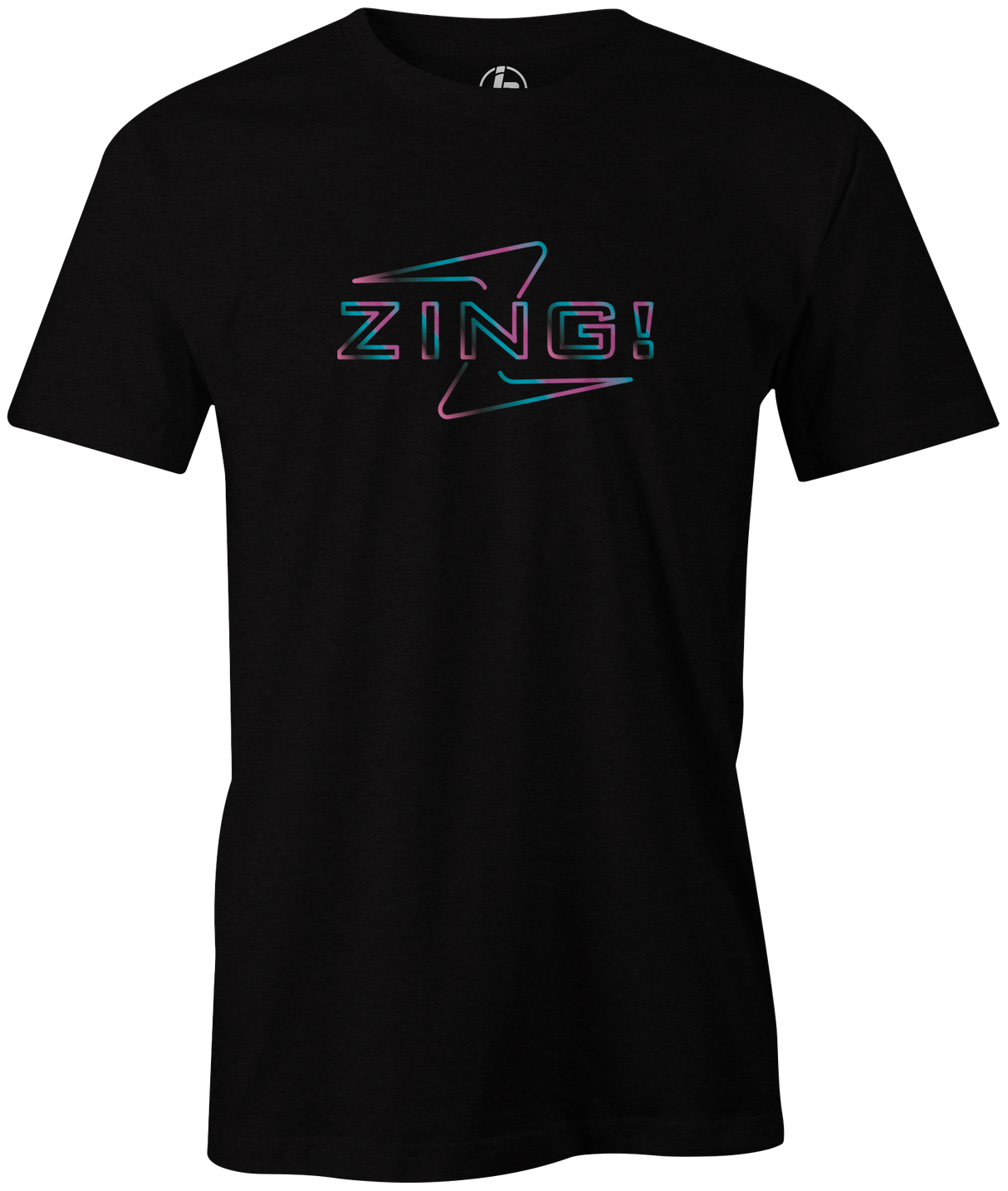 Men's Radical Zing T-Shirt, Black, bowling, bowling ball, tee, tee shirt, tee-shirt, t shirt, t-shirt, tees, league bowling team shirt, tournament shirt, funny, cool, awesome, brunswick, brand