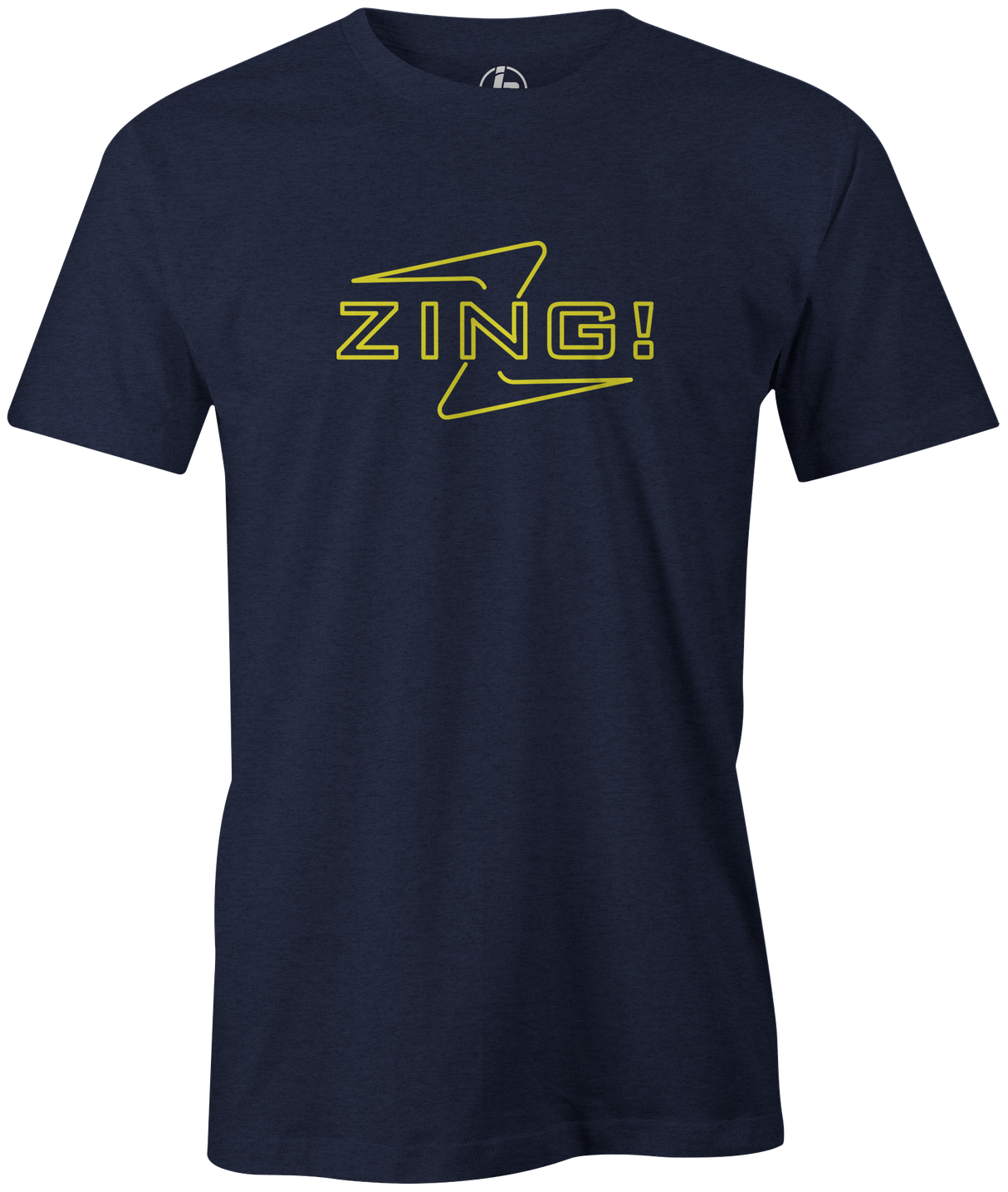 Men's Radical Zing T-Shirt, Navy, bowling, bowling ball, tee, tee shirt, tee-shirt, t shirt, t-shirt, tees, league bowling team shirt, tournament shirt, funny, cool, awesome, brunswick, brand