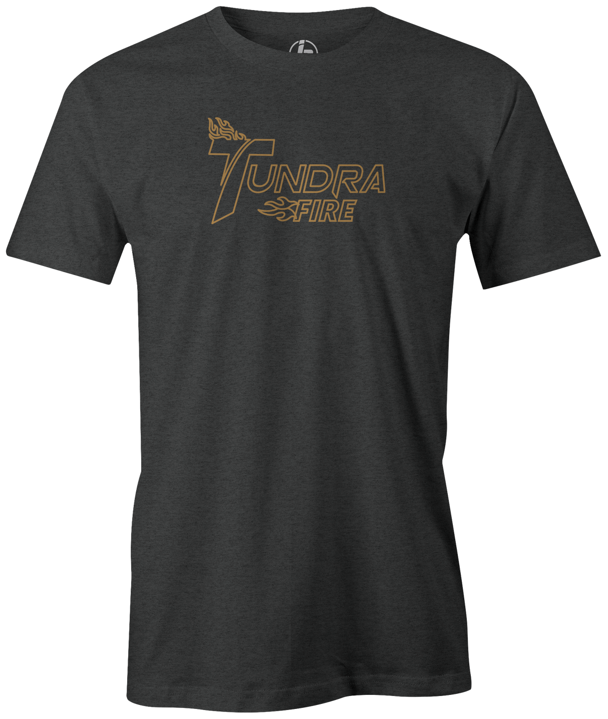 The Track Tundra Fire nameplate is one of the most famous in Track's history. The Track Tundra Fire bowling ball is back and better than ever. Celebrate the re-launch with this tee shirt. Tshirt, tee, tee-shirt, tee shirt, Pro shop. League bowling team shirt. PBA. PWBA. USBC. Junior Gold. Youth bowling. Tournament t-shirt. Men's. Track bowling. bowling. bowling ball.