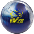 brunswick-twist-blue-silver bowling ball insidebowling.com