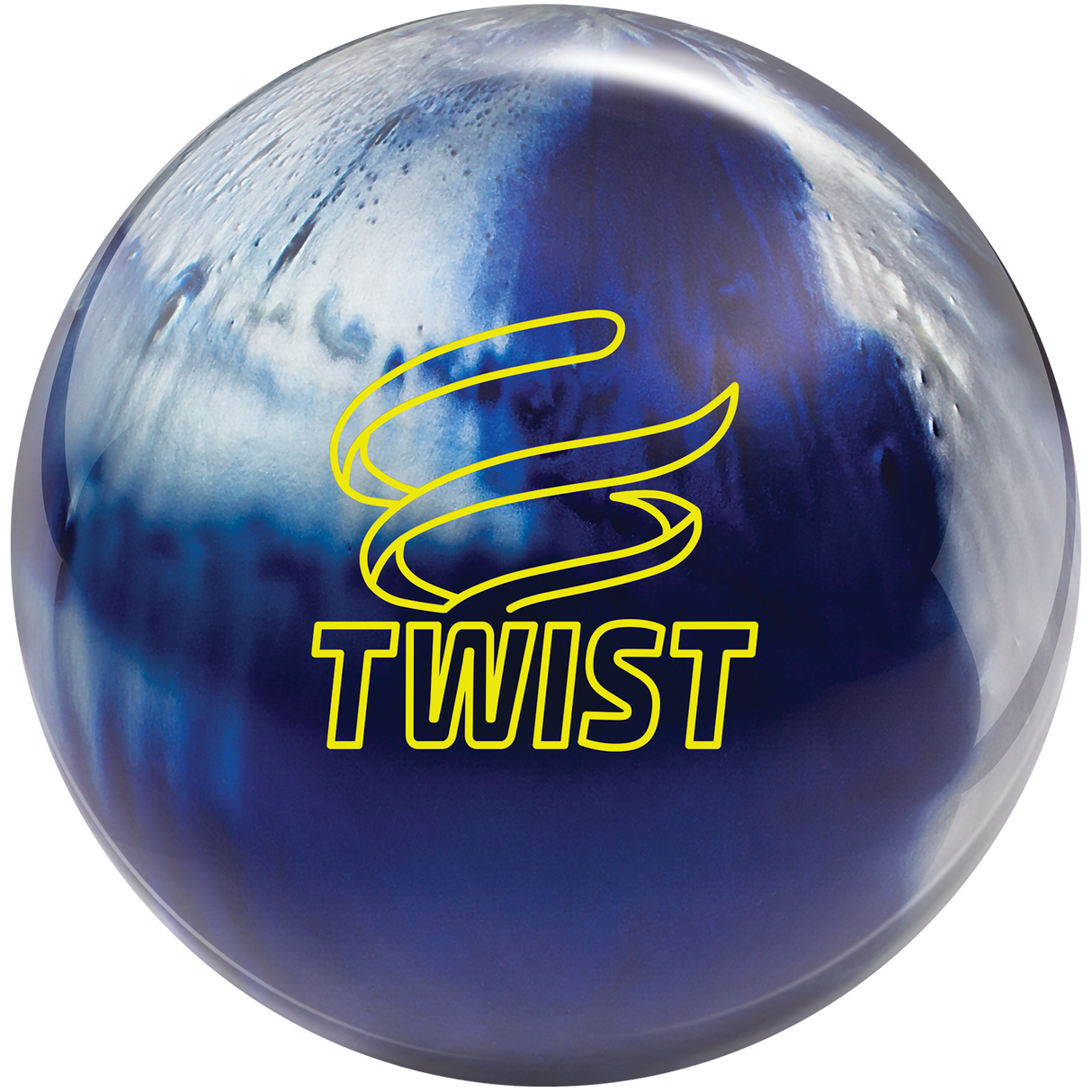 brunswick-twist-blue-silver bowling ball insidebowling.com