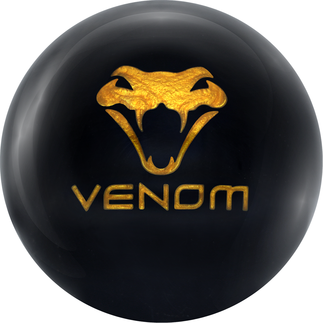 Introducing the Black Venom™, a bold upgrade to the already incredible Venom™ line. This uncompromising new addition features the latest Leverage™ cover technology from the Jackal Ambush, modified for maximum performance on moderate oil volume. Inside Bowling Pro Shop offers the best selection of bowling balls online.