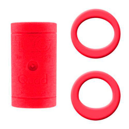 Turbo Quad Soft Mesh/Oval Lift - Red