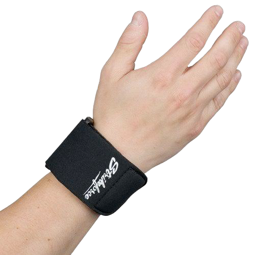 KR Strikeforce Flexx Wrist Support * Versatile Neoprene construction helps to relieve tendonitis pain * Holds warmth to keep muscles loose * Color: Black * One size