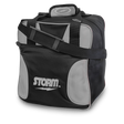 Storm Solo 1 Ball Tote Black/Silver Bowling Bag suitcase league tournament play sale discount coupon online pba tour