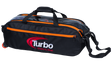 Turbo Pursuit Slim Triple Tote Bowling Bag Orange/Black