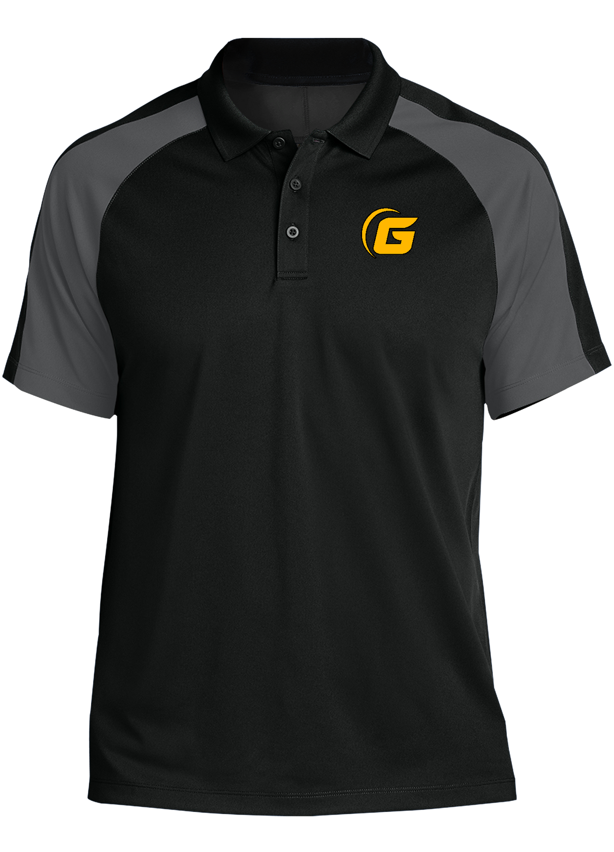 900-global-tournament-polo-black-gray bowl bowling shirt league tournament bowler shirt