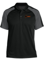 hammer-tournament-polo-black-gray bowl bowling shirt league tournament bowler shirt