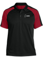 hammer-white-tournament-polo-black-red bowl bowling shirt league tournament bowler shirt