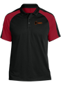 hammer-tournament-polo-black-red bowl bowling shirt league tournament bowler shirt