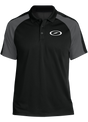 storm-bolt-tournament-polo-black-gray bowl bowling shirt league tournament bowler shirt