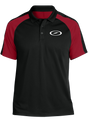 storm-bolt-tournament-polo-black-red bowl bowling shirt league tournament bowler shirt