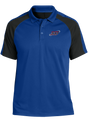 columbia-300-tournament-polo-royal-black bowl bowling shirt league tournament bowler shirt