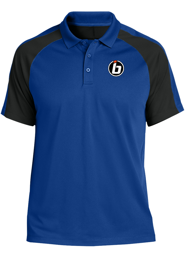 inside-bowling-tournament-polo-royal-black bowl bowling shirt league tournament bowler shirt