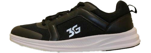 3G Kicks II Black Unisex Bowling Shoes