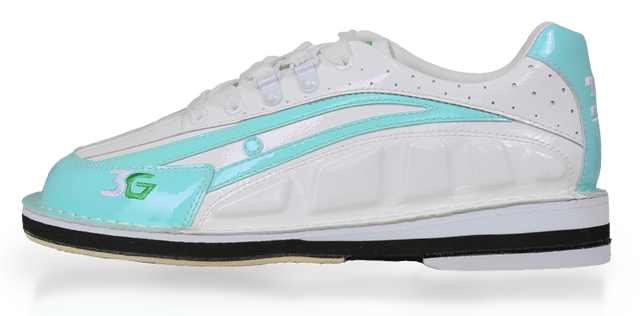 3G Women s Tour Ultra C Women s Bowling Shoes White Mint Inside Bowling