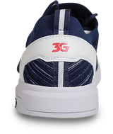 3G Ascent Blue Bowling Shoes * Featuring our new Rise outsole. This lightweight outsole won't sacrifice durability as it's a blown rubber outsole. * Authentic Clarino Microfiber sole matched with our new 3G grooved heel on the slide foot. * Fixed durable rubber with 3G grooved heel on the traction foot for maximum leverage. * Fly knit upper with 3d molded ribbing for extreme comfort with a molded heel stabilizer.