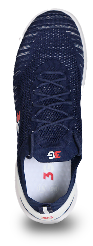 3G Kicks II Black/Blue Unisex Bowling Shoes