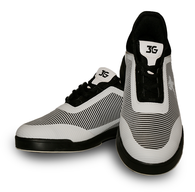 3G Belmo MVR-1 Bowling Shoes * Rise Plus Outsole * Interchangeable slide sole * X-Ray Mesh Upper * Comfort Top Opening * Molded Rubber Heel Pull