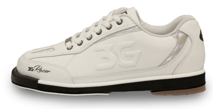 3G Racer White/Holo Bowling Shoes – Inside Bowling