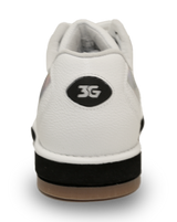 3G Racer White/Holo Bowling Shoes Our new 3G Racer features a high-quality design developed through extensive research and testing. This is the most advanced interchangeable performance shoe in the Tour Line to date! Available in two different colors to match your style on the lanes.