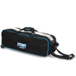 Storm 3 Ball Tournament Triple Roller Travel Tote Black/Blue Bowling Bag suitcase league tournament play sale discount coupon online pba tour