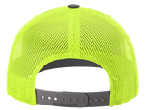 Radical Bowling Neon Yellow R Snapback Richardson Trucker Hat