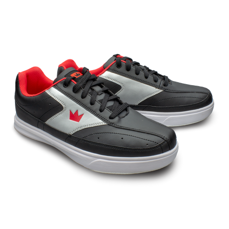 Brunswick Renegade Black/Red Bowling Shoes * Performance synthetic uppers * Extra-light molded EVA outsole * Extremely comfortable * Pure slide microfiber slide soles on both shoes * Foam padded collar and tongue * Superior slide immediately *  * 