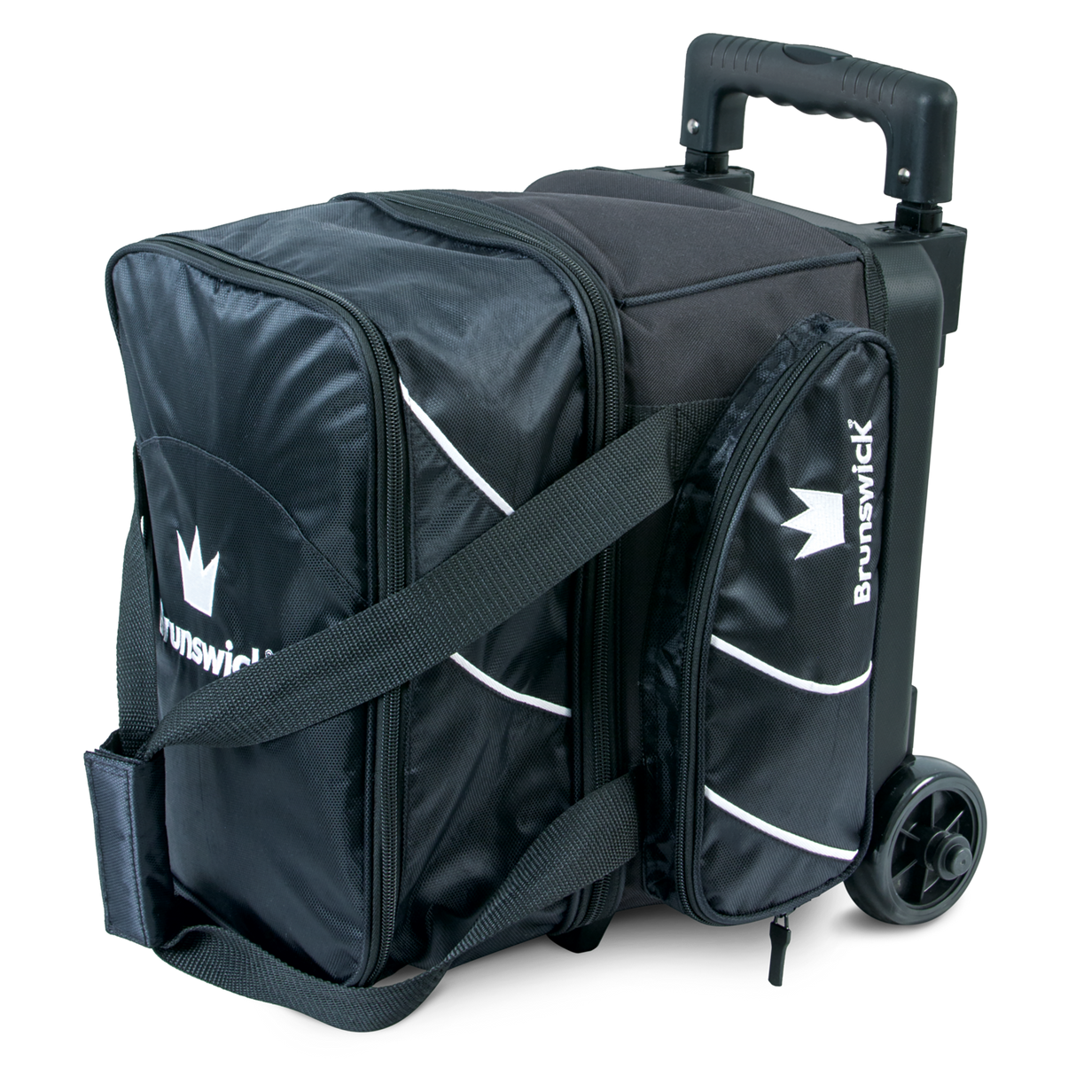 brunswick 1 ball roller edge bowling bag travel suitcase league tournament play sale discount coupon online pba tour