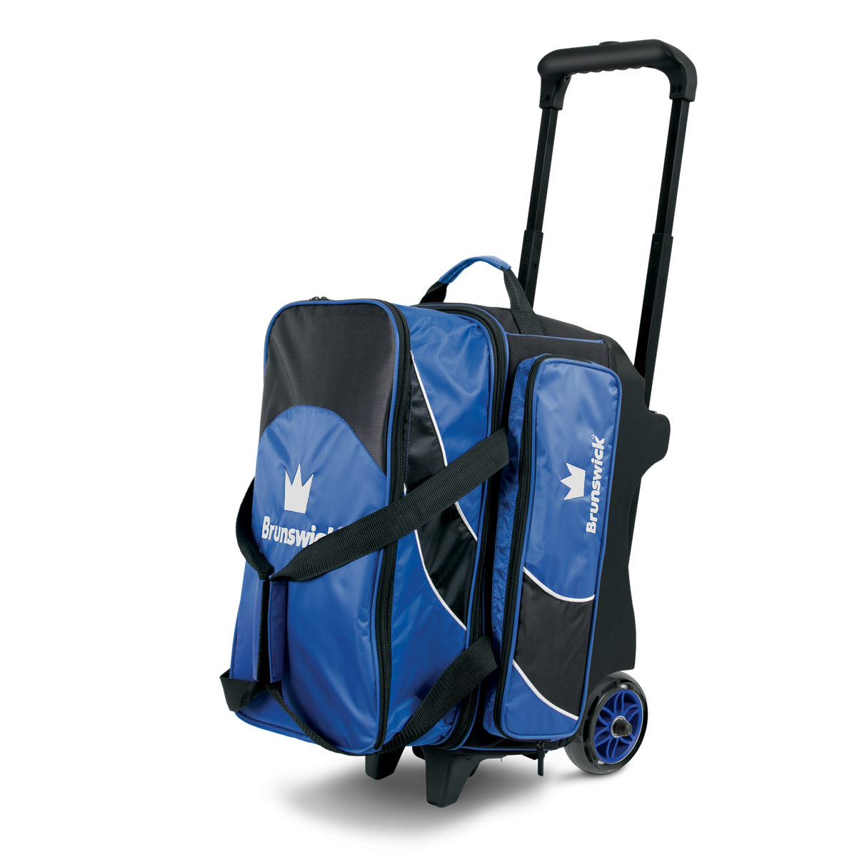 blue brunswick roller bag edge tournament league 