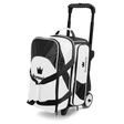 brunswick 2 ball roller charger bowling bag travel suitcase league tournament play sale discount coupon online pba tour edge white bags