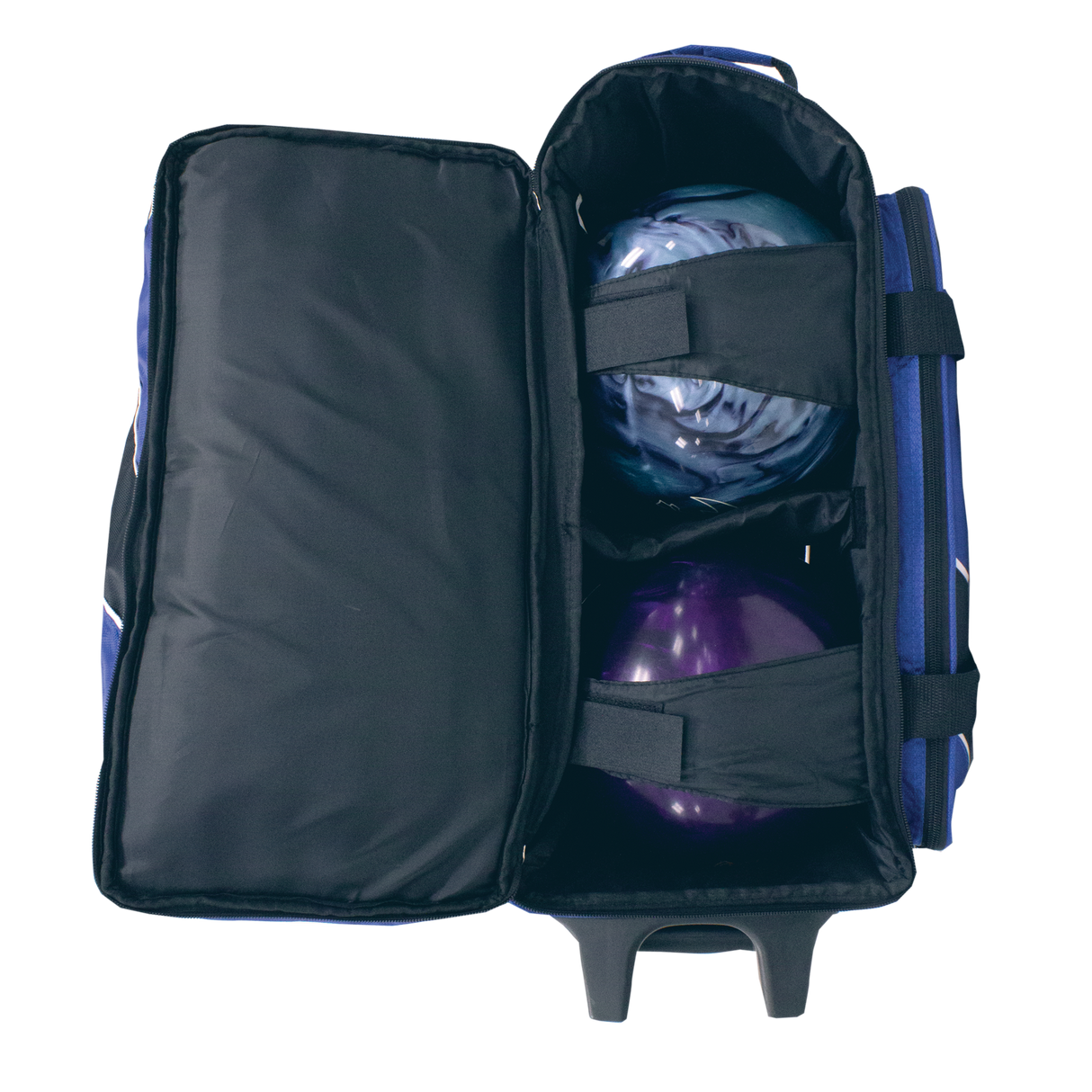 Brunswick Edge Double 2 Ball Roller White Bowling Bag