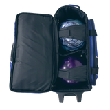 Brunswick Edge Double 2 Ball Roller Blue Bowling Bag