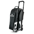 Brunswick Blitz 3 Ball Triple Roller Black Bowling Bag travel suitcase league tournament play sale discount coupon online pba tour