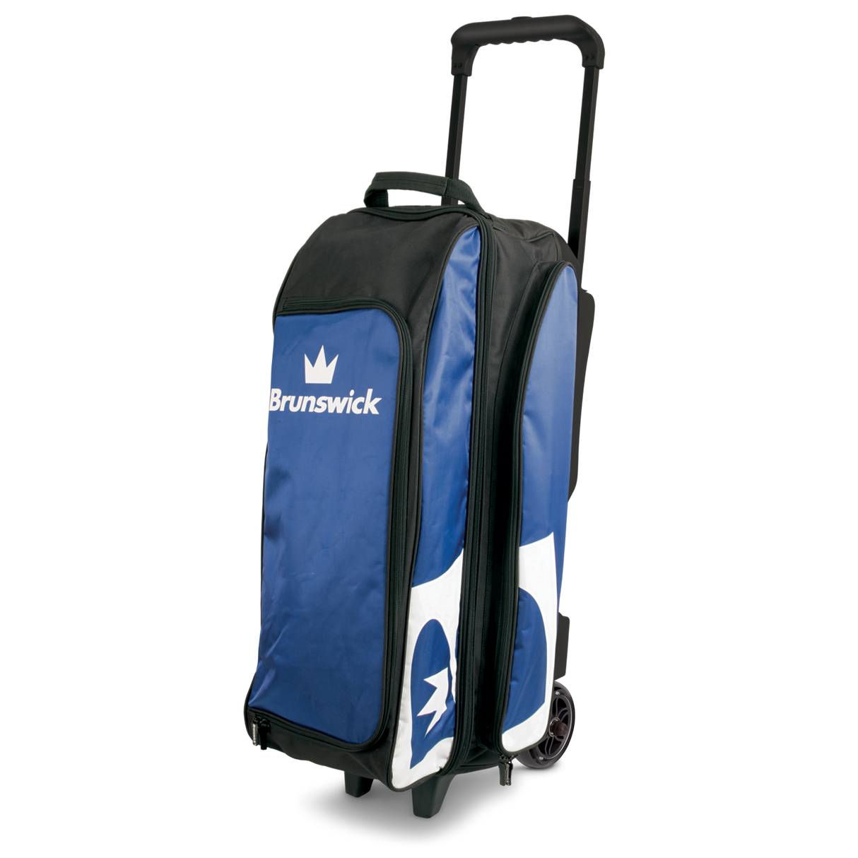 Brunswick Blitz 3 Ball Triple Roller Blue Bowling Bag travel suitcase league tournament play sale discount coupon online pba tour