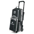 Brunswick Edge 3 Ball Triple Roller silver Bowling Bag travel suitcase league tournament play sale discount coupon online pba tour