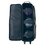 Brunswick Edge 3 Ball Triple Roller silver Bowling Bag travel suitcase league tournament play sale discount coupon online pba tour