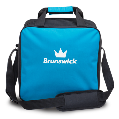 Brunswick Target Zone Single Blue Wave Bowling Bag Bowling Bag travel suitcase league tournament play sale discount coupon online pba tour