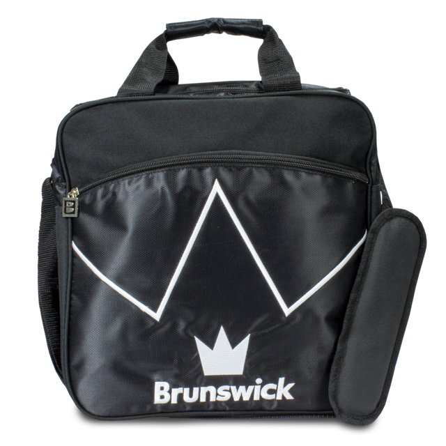 brunswick single ball tote black blitz bowling bag travel suitcase league tournament play sale discount coupon online pba tour