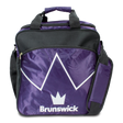 brunswick single ball tote Purple blitz bowling bag travel suitcase league tournament play sale discount coupon online pba tour