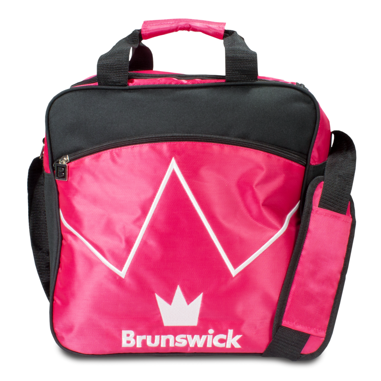 brunswick single ball tote blitz hot pink bowling bag travel suitcase league tournament play sale discount coupon online pba tour
