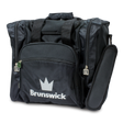 brunswick single ball tote Edge Black bowling bag travel suitcase league tournament play sale discount coupon online pba tour
