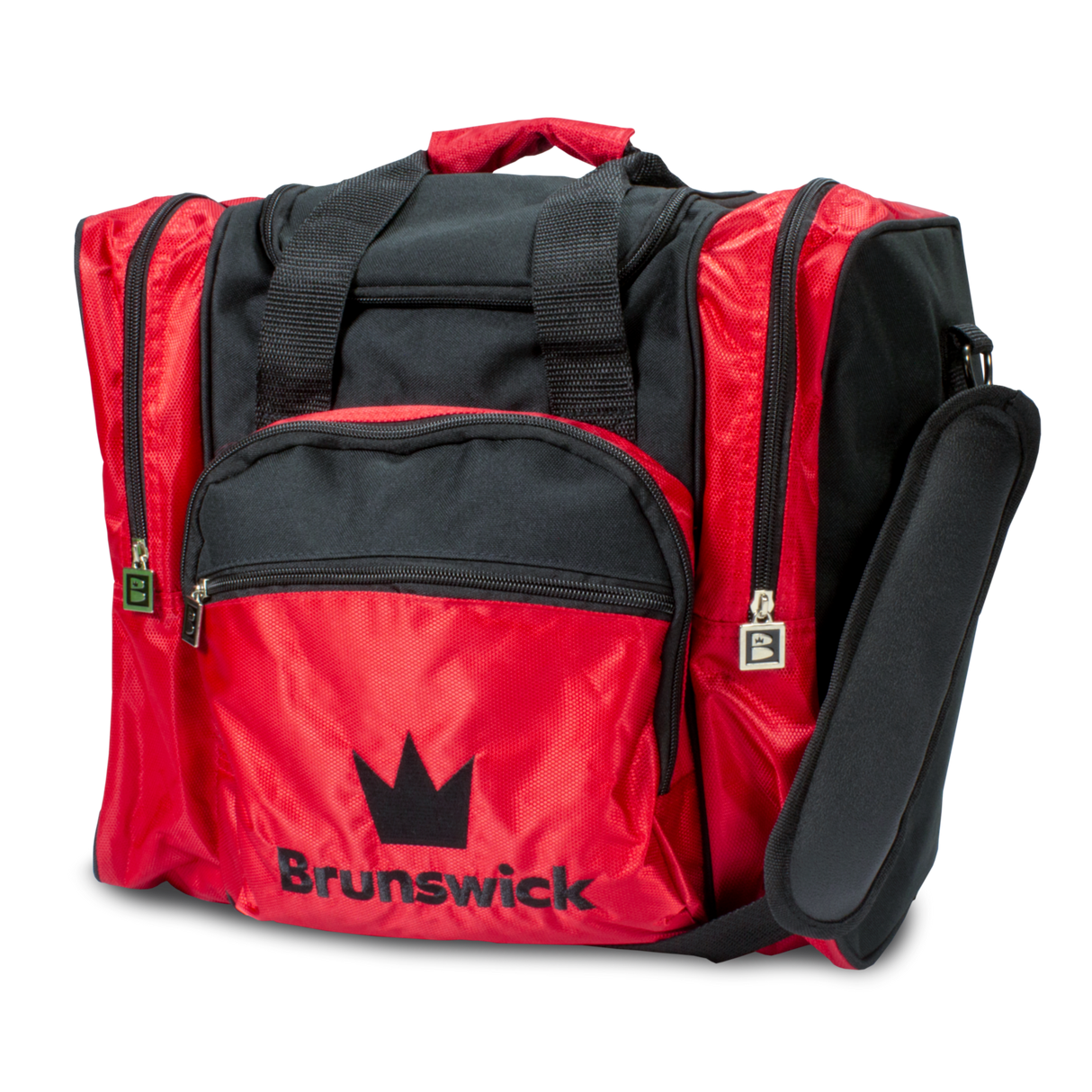 brunswick single ball tote Edge Red bowling bag travel suitcase league tournament play sale discount coupon online pba tour