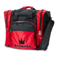 brunswick single ball tote Edge Red bowling bag travel suitcase league tournament play sale discount coupon online pba tour