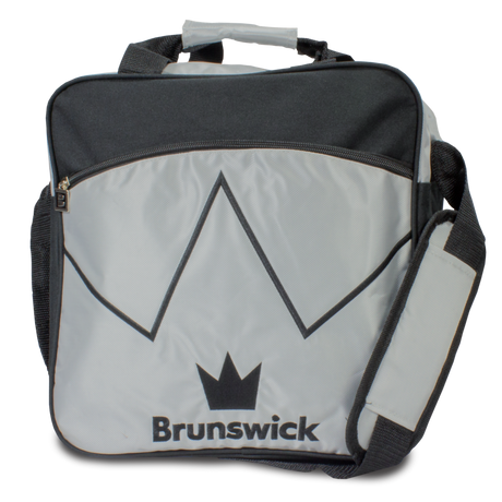 brunswick single ball tote blitz Silver bowling bag travel suitcase league tournament play sale discount coupon online pba tour