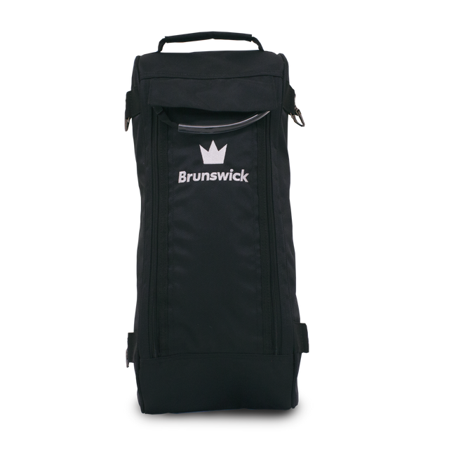 bowling shoe bag brunswick bowlers zip velcro travel suitcase athlete pba pro bowler tour