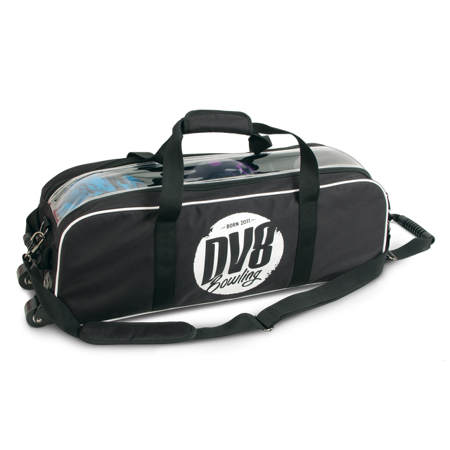dv8 triple bowling bag  travel tote carry on tsa security bags tournament league packy 